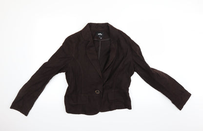 Womens UK Size 14 Peruna Brown Overcoat