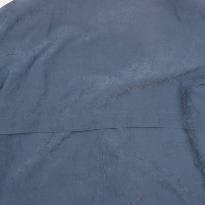 Preworn Womens Blue Houndstooth  Overcoat Coat Size 14