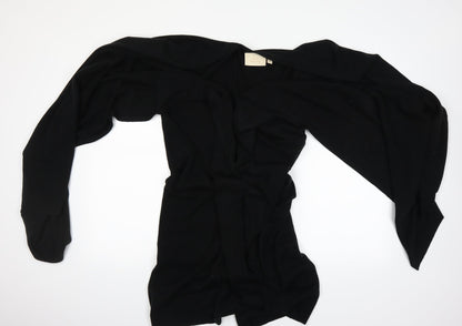 Ann Harvey Womens Black   Cape Jumper One Size