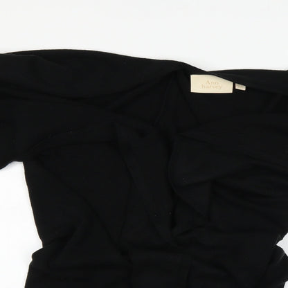 Ann Harvey Womens Black   Cape Jumper One Size