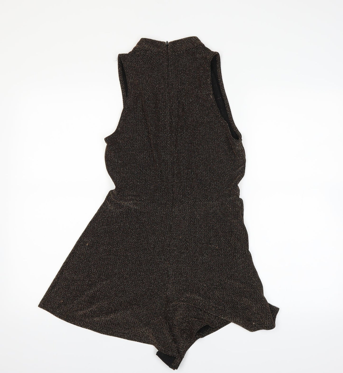 Top shop Womens Gold   A-Line  Size 10
