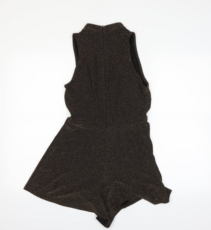 Top shop Womens Gold   A-Line  Size 10