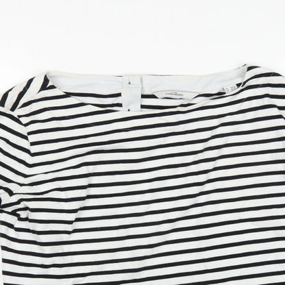 tohibo Womens Multicoloured Striped  Basic T-Shirt Size 36