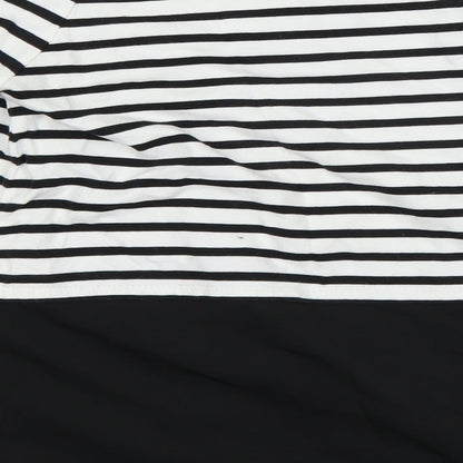 tohibo Womens Multicoloured Striped  Basic T-Shirt Size 36