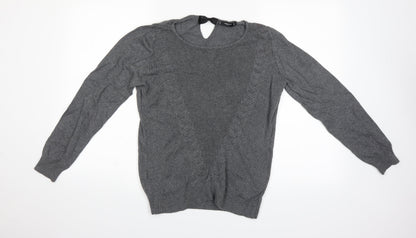 Mango Womens Grey   Pullover Jumper Size 14