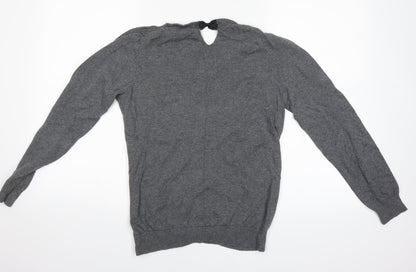 Mango Womens Grey   Pullover Jumper Size 14