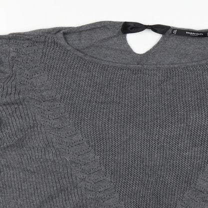 Mango Womens Grey   Pullover Jumper Size 14