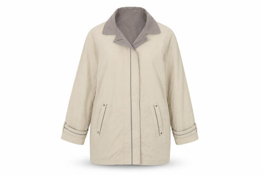 Womens UK Size M Telemac Beige Jacket