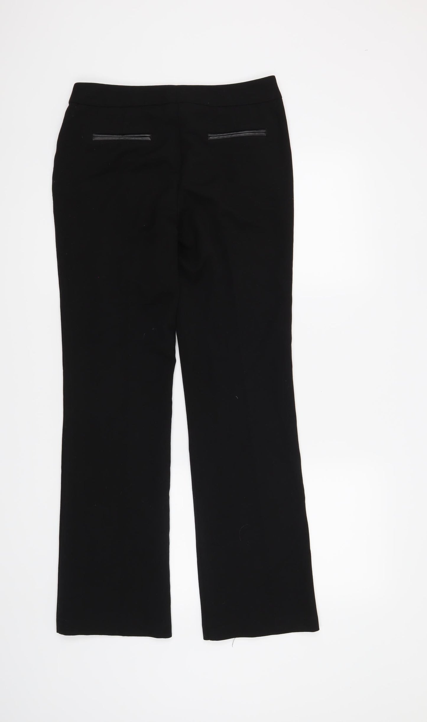 Womens UK Size 6 F&F Regular Fit  Black Trousers