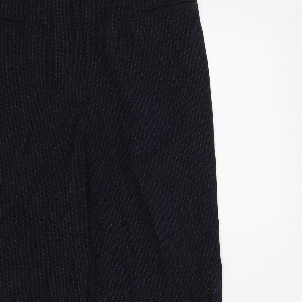 M&S Womens Blue   Trousers  Size 14 L26 in