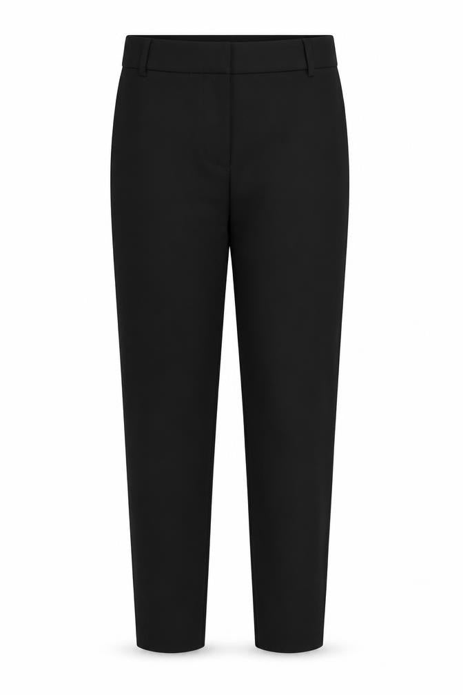 Womens UK Size 8 Papaya Regular Fit  Black Trousers