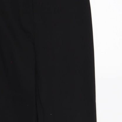 Womens UK Size 8 Papaya Regular Fit  Black Trousers