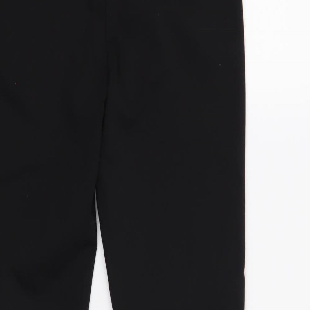 Womens UK Size 8 Papaya Regular Fit  Black Trousers