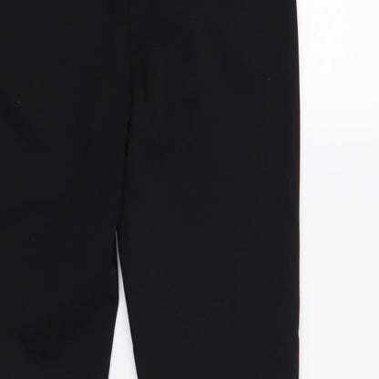 Womens UK Size 8 Papaya Regular Fit  Black Trousers