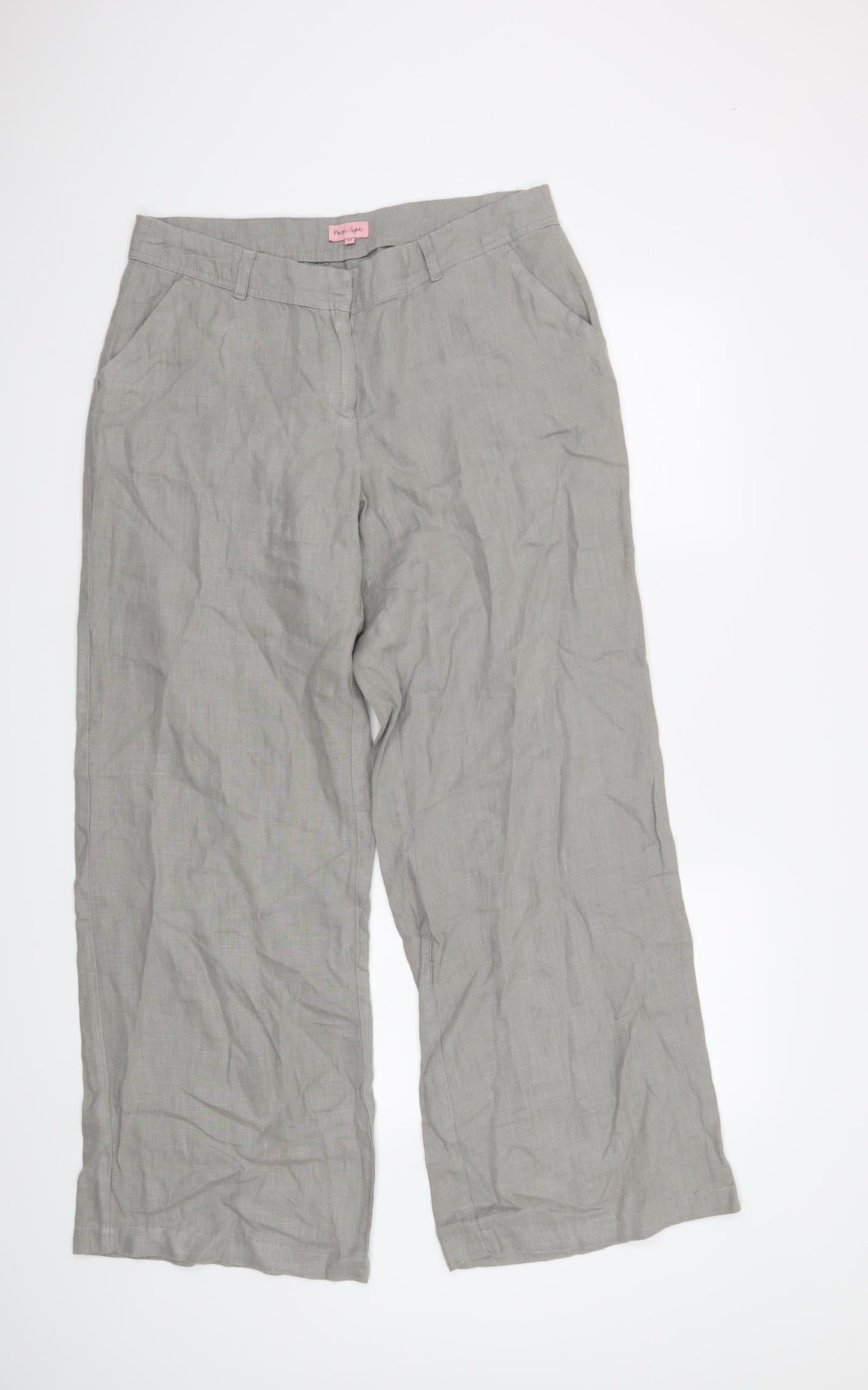 Womens UK Size 12 Phase Eight Regular Fit  Grey Trousers