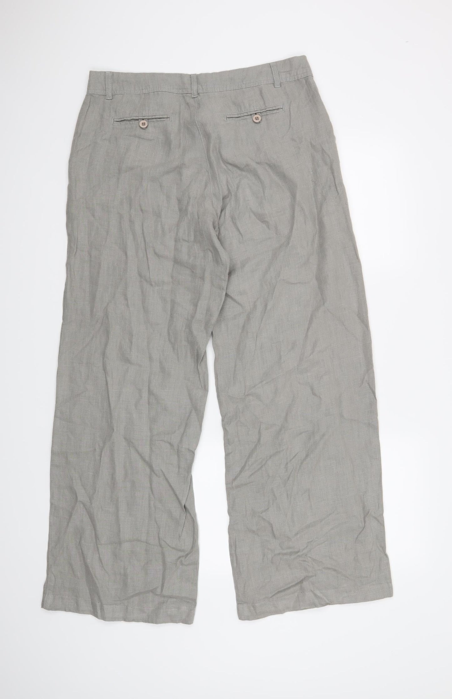 Womens UK Size 12 Phase Eight Regular Fit  Grey Trousers