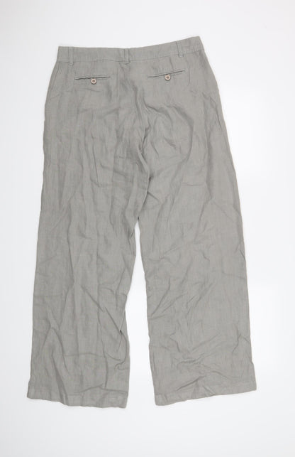Womens UK Size 12 Phase Eight Regular Fit  Grey Trousers