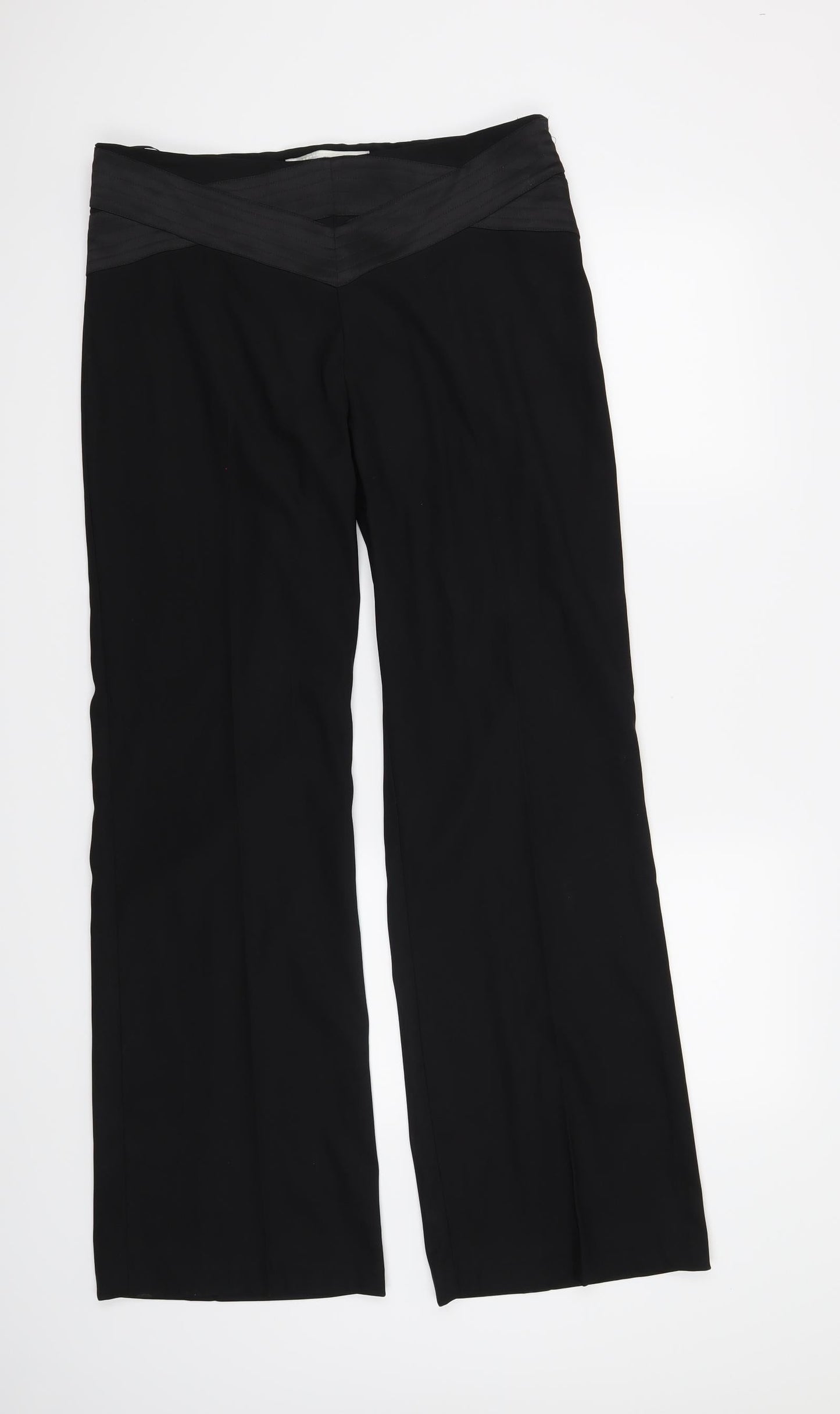 AMARANTO Womens Black   Trousers  Size 14 L31 in