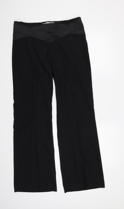 AMARANTO Womens Black   Trousers  Size 14 L31 in