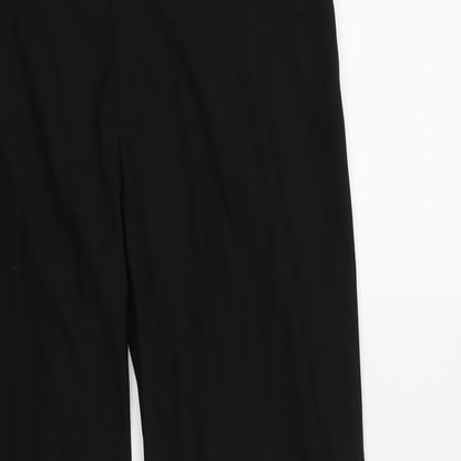 AMARANTO Womens Black   Trousers  Size 14 L31 in