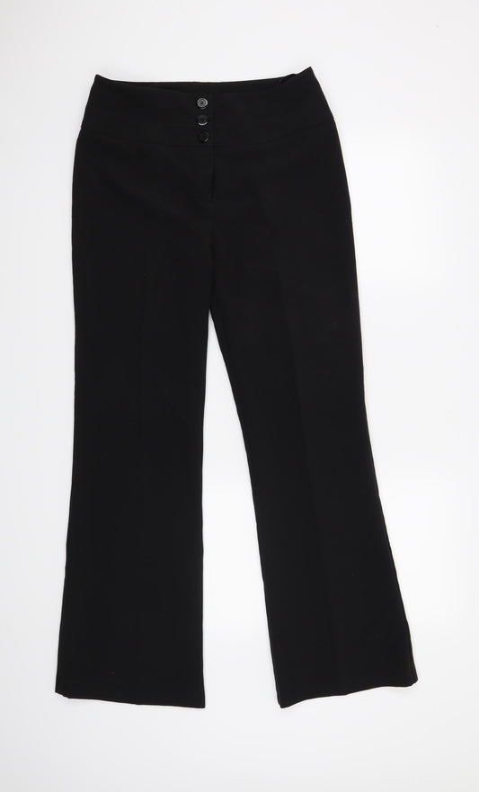 George Womens Black   Trousers  Size 10 L29 in