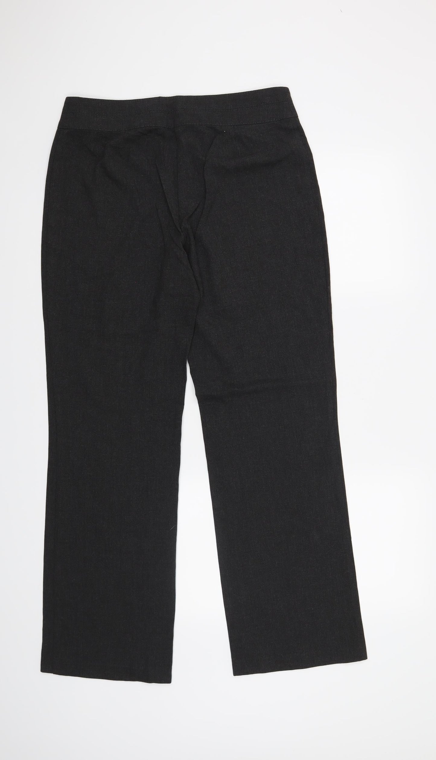 Womens UK Size 12 Marks and Spencer Regular Fit  Grey Trousers