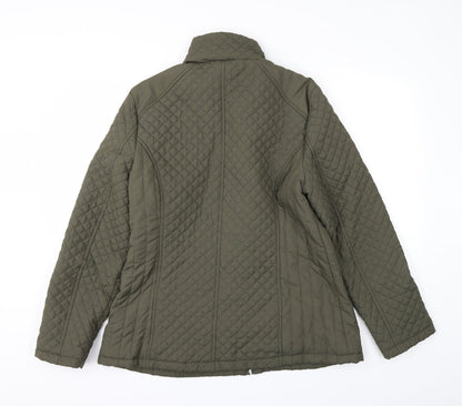 Autonomy Womens Green   Puffer Jacket Coat Size 14