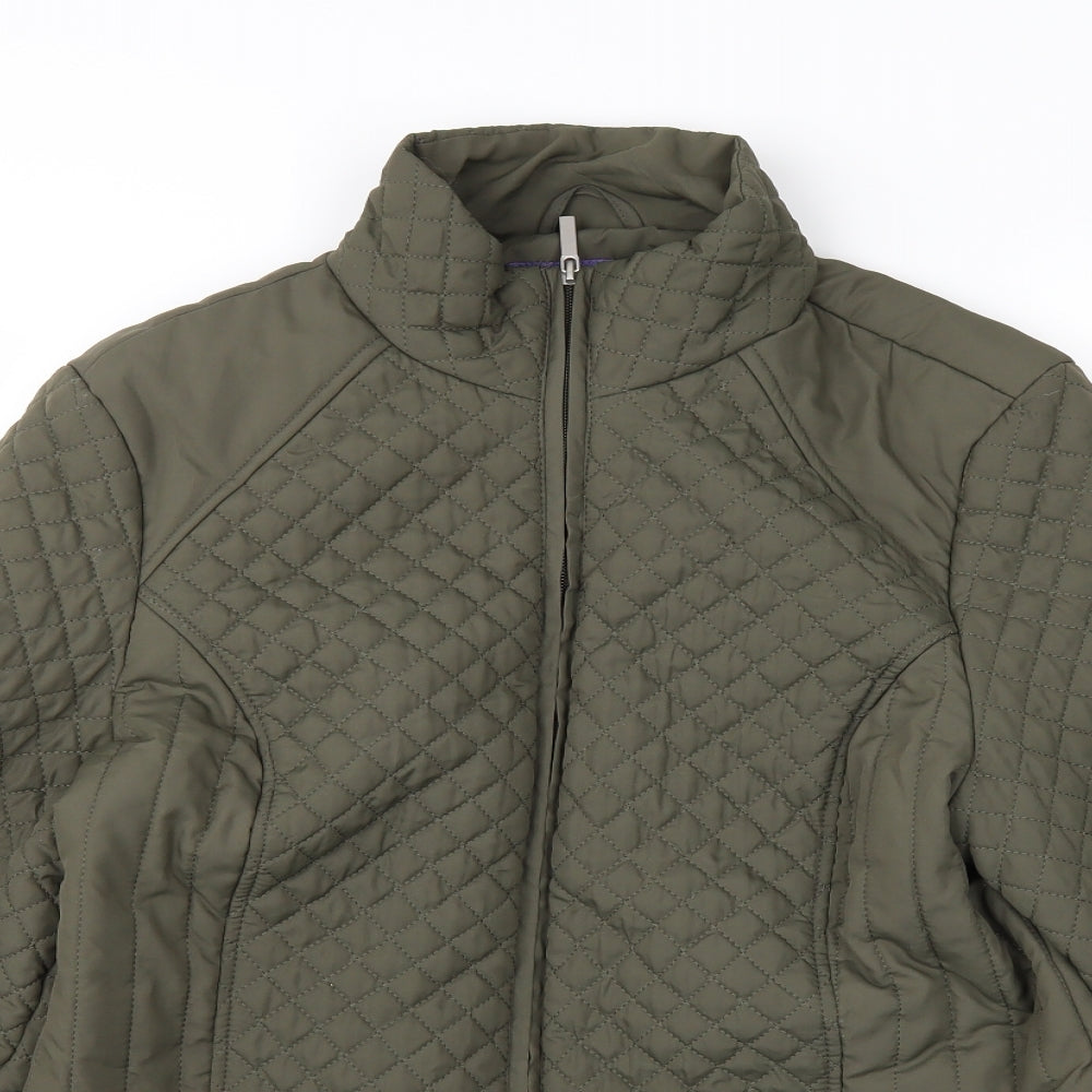 Autonomy Womens Green   Puffer Jacket Coat Size 14