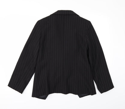 Womens UK Size 12 Atmosphere Black Overcoat