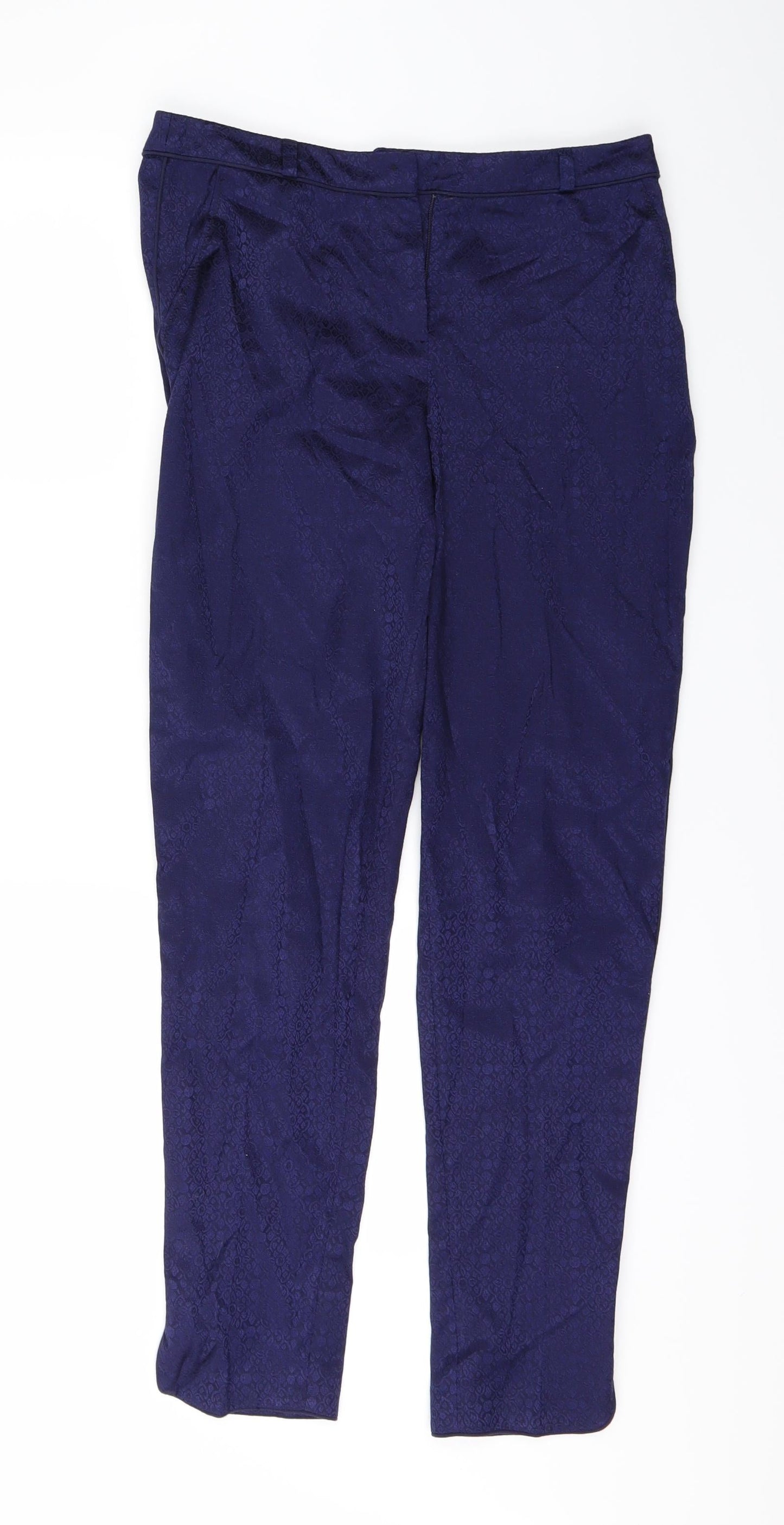 George Womens Purple   Trousers  Size 8 L26 in