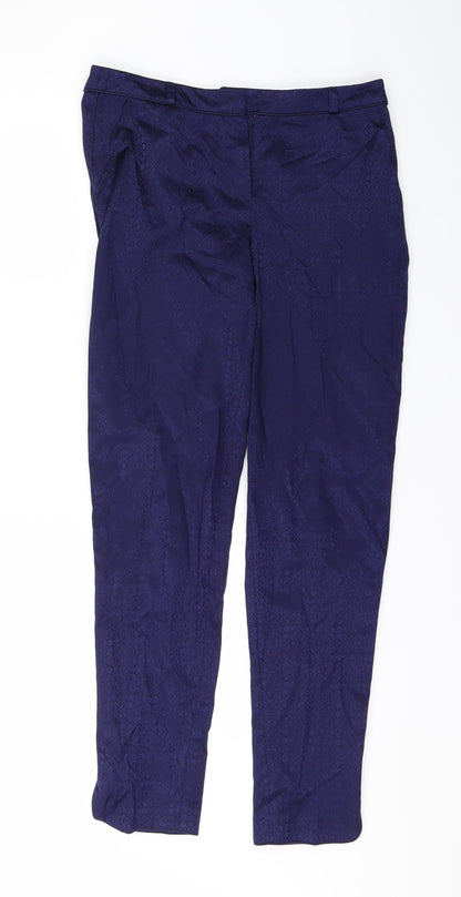 George Womens Purple   Trousers  Size 8 L26 in