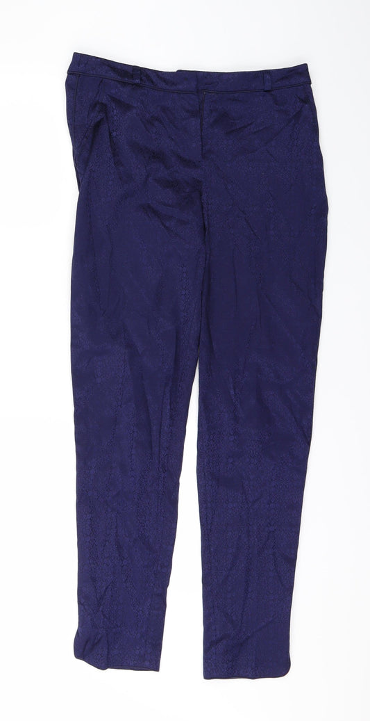George Womens Purple   Trousers  Size 8 L26 in