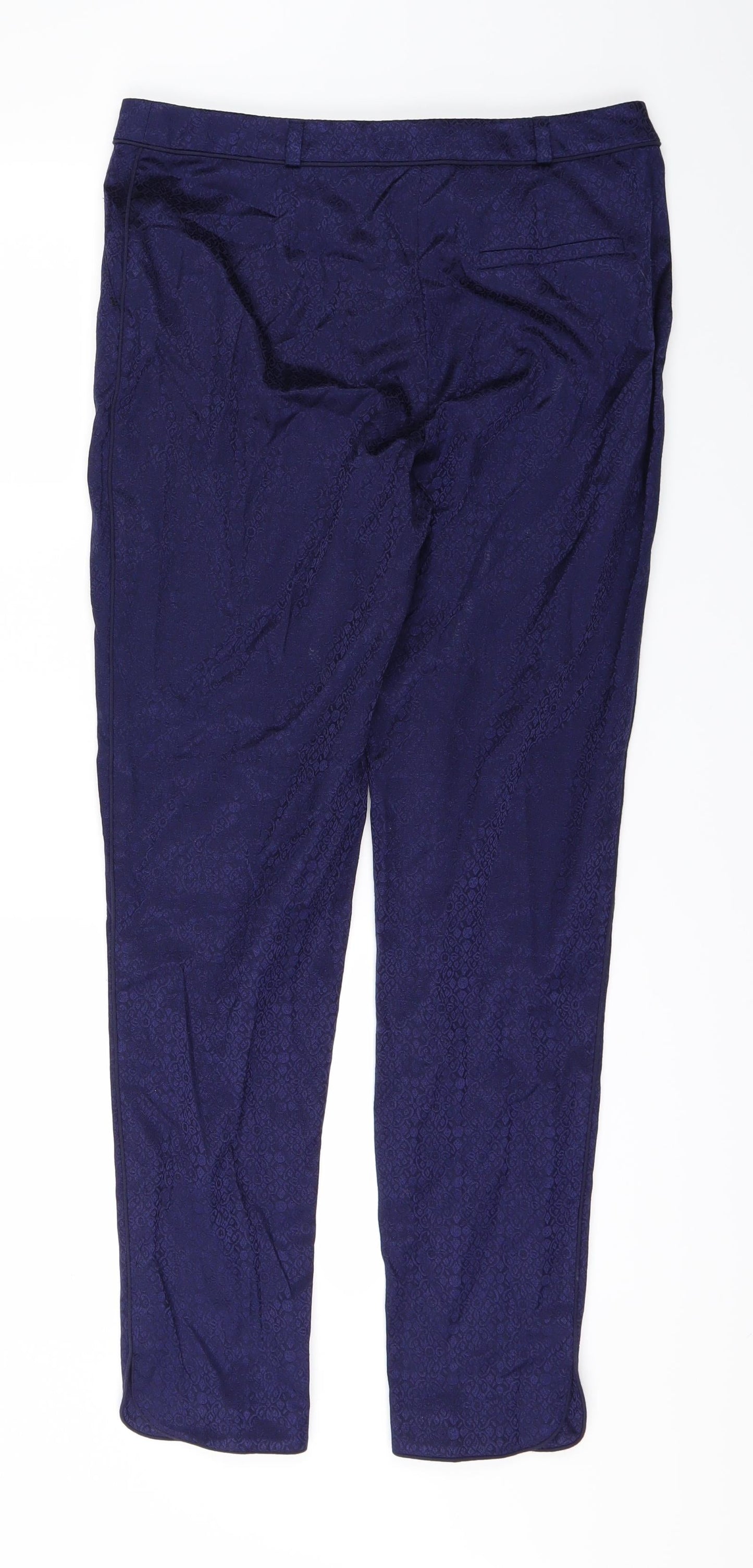 George Womens Purple   Trousers  Size 8 L26 in