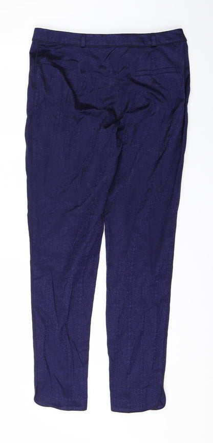 George Womens Purple   Trousers  Size 8 L26 in
