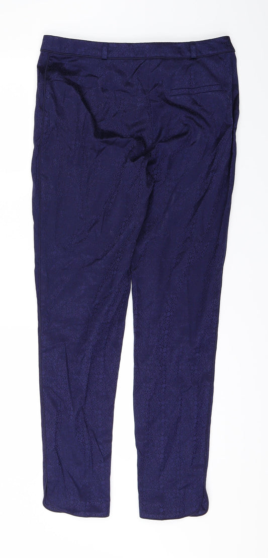 George Womens Purple   Trousers  Size 8 L26 in