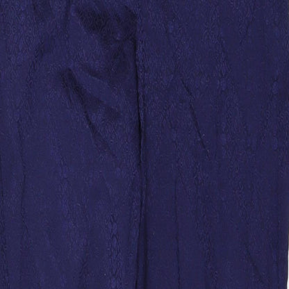 George Womens Purple   Trousers  Size 8 L26 in