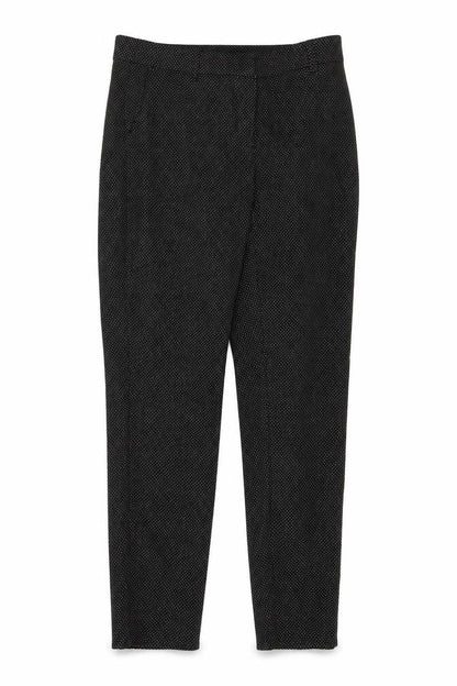 Next Womens Black Polka Dot  Trousers  Size 8 L26 in