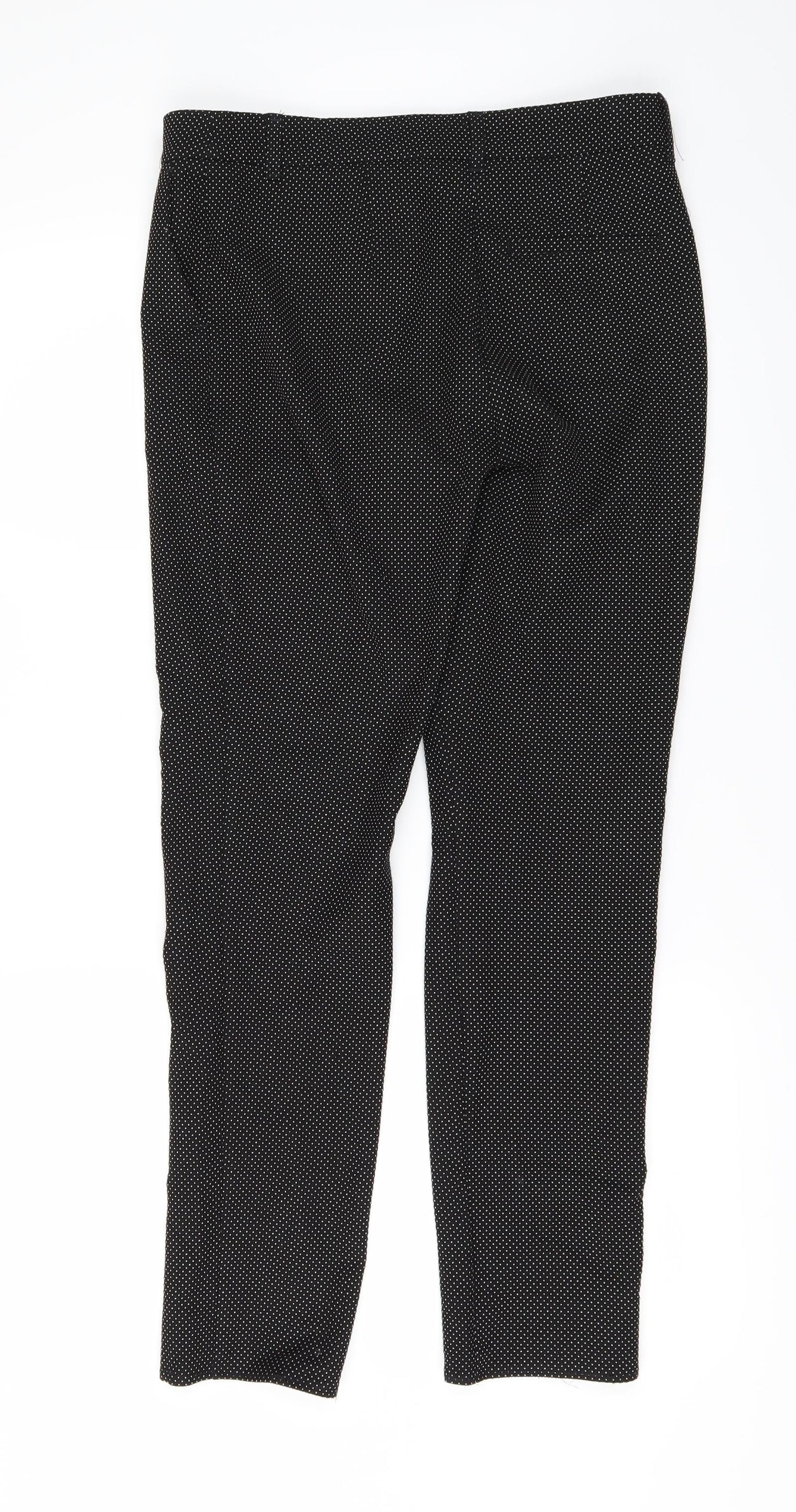 Womens UK Size 8 NEXT Regular Fit  Black Trousers