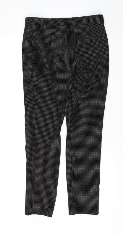 Womens UK Size 8 NEXT Regular Fit  Black Trousers