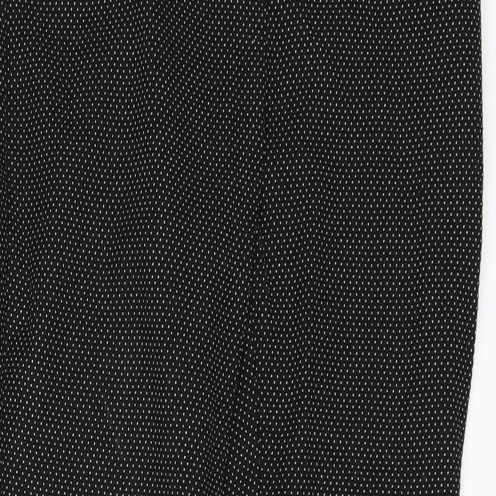 Womens UK Size 8 NEXT Regular Fit  Black Trousers