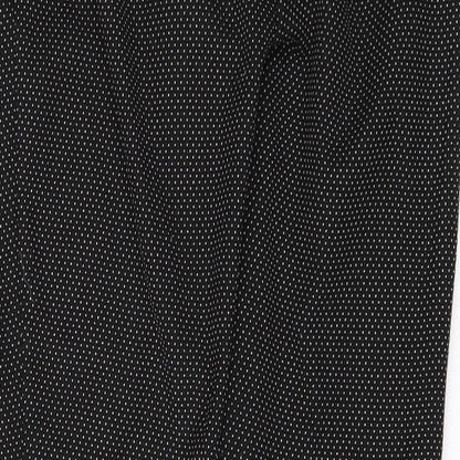 Womens UK Size 8 NEXT Regular Fit  Black Trousers