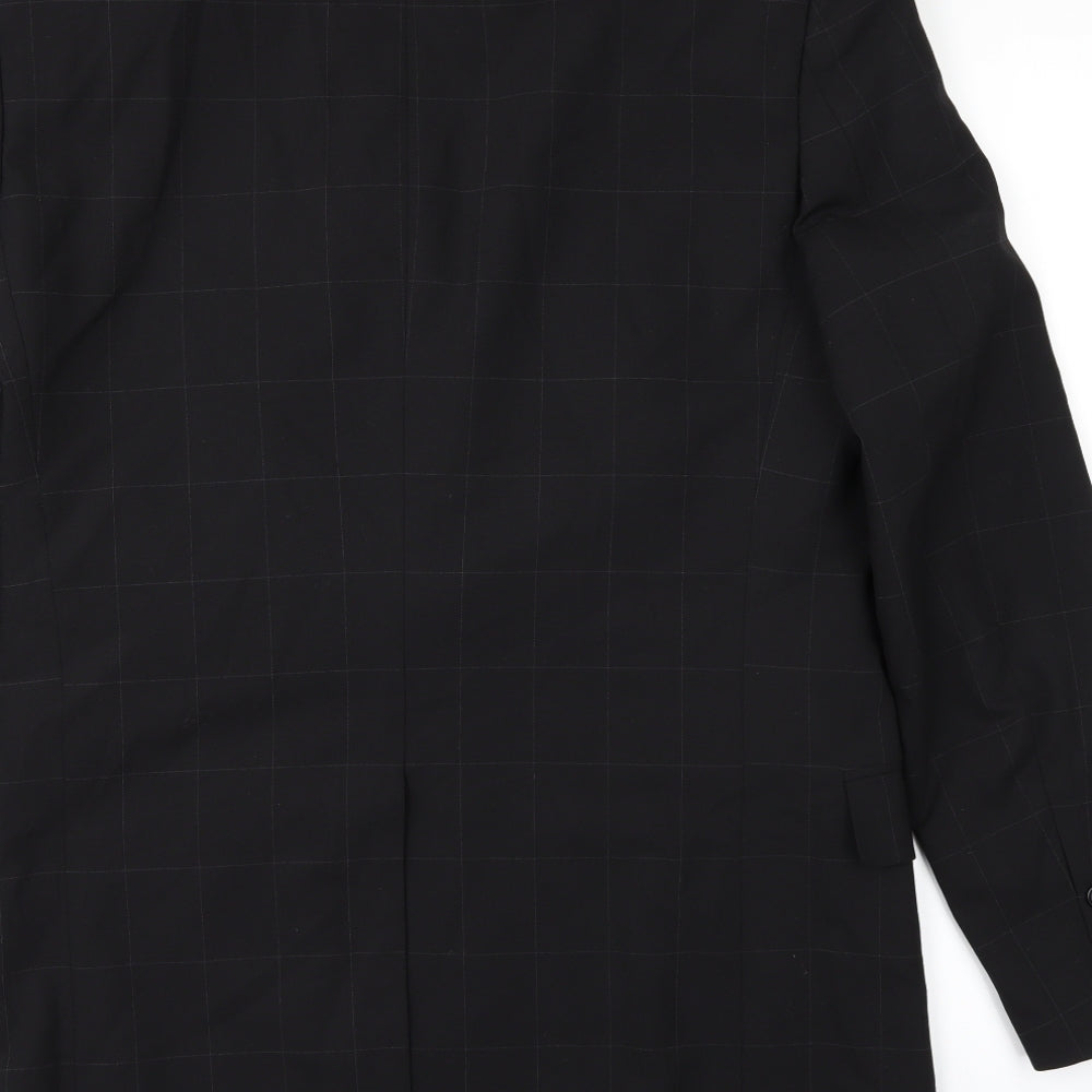 Womens UK Size 38 Marks and Spencer Black Overcoat