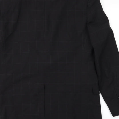 Womens UK Size 38 Marks and Spencer Black Overcoat
