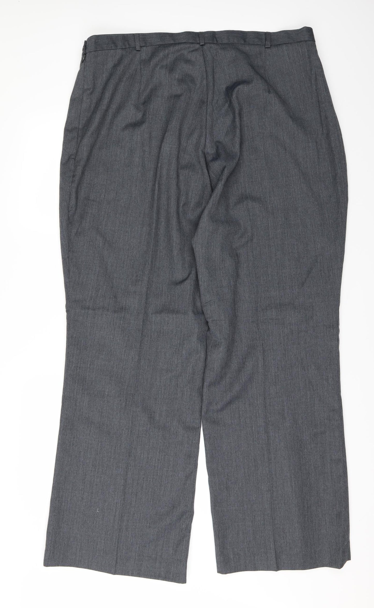 Mens UK Size 28 buisness solutions Regular Fit  Grey Trousers
