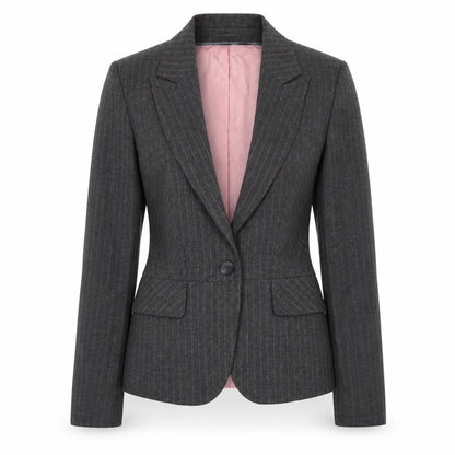 Womens UK Size 8 Warehouse Grey Overcoat