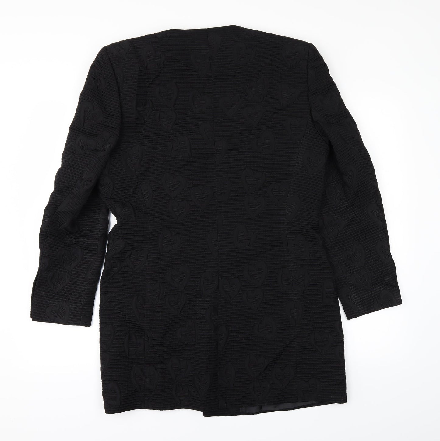 ANTONETTE Womens Black   Parka Coat Size 14