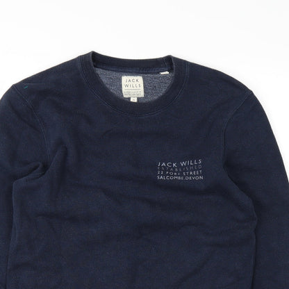 Jack Wills Womens Blue   Pullover Jumper Size XS