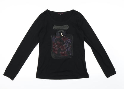 My Pink Tee Womens Black   Basic T-Shirt Size M