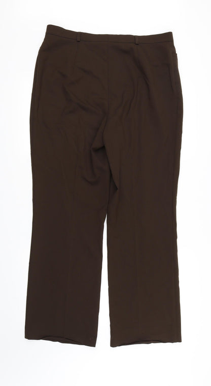Womens UK Size 35 in Basler Regular Fit  Brown Trousers