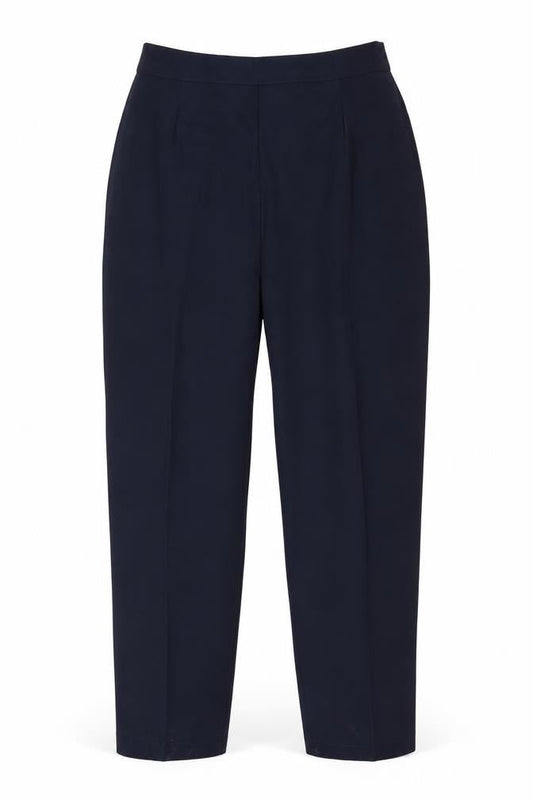 Womens UK Size 23 Preworn Regular Fit  Blue Trousers